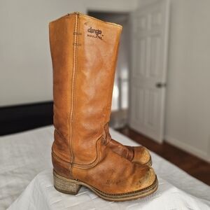 Dingo Insulated Western Leather Boots Women's Size 7.5 Brown Round Toe Cowgirl